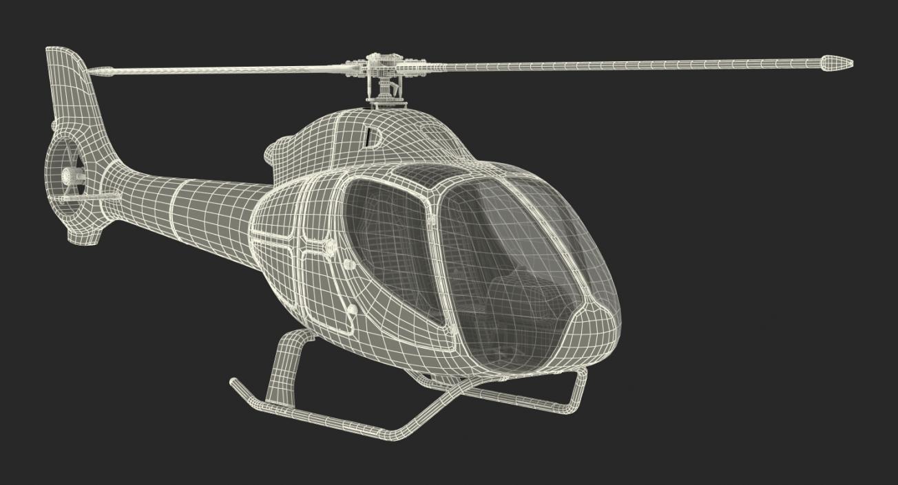 Private Helicopters Big Collection 3D model