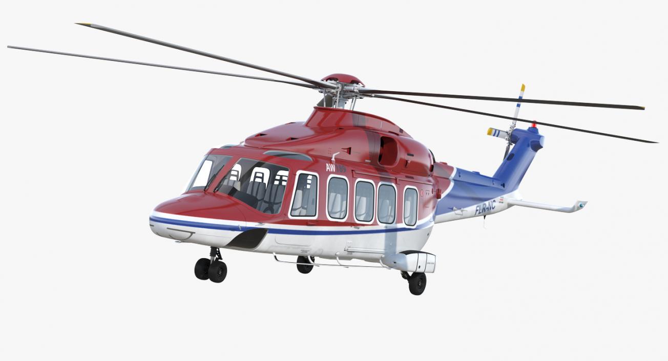 Private Helicopters Big Collection 3D model