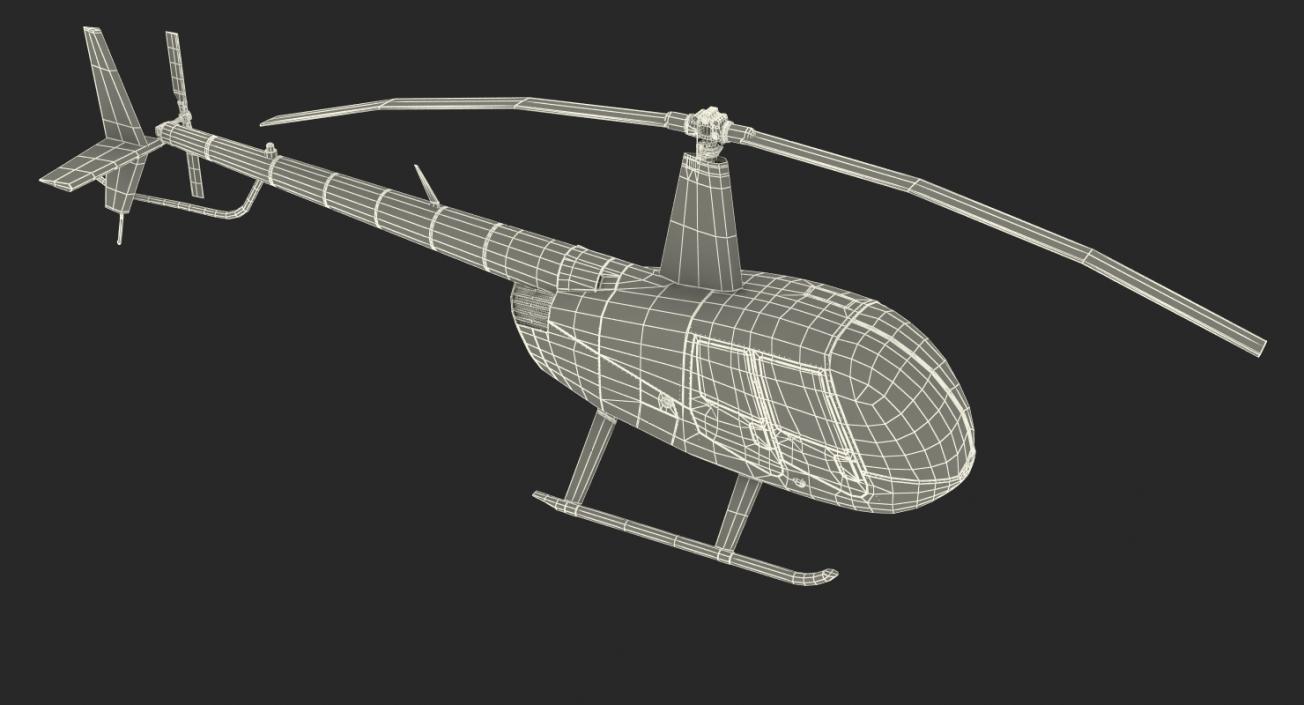 Private Helicopters Big Collection 3D model