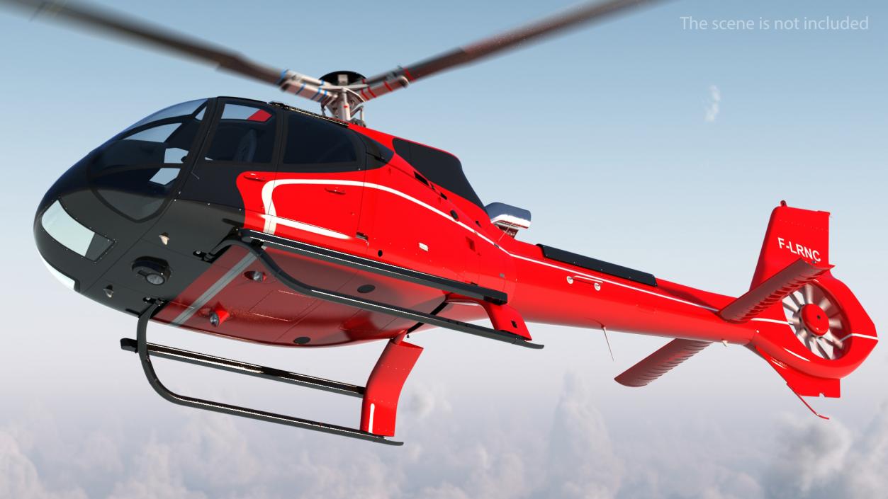 Private Helicopters Big Collection 3D model