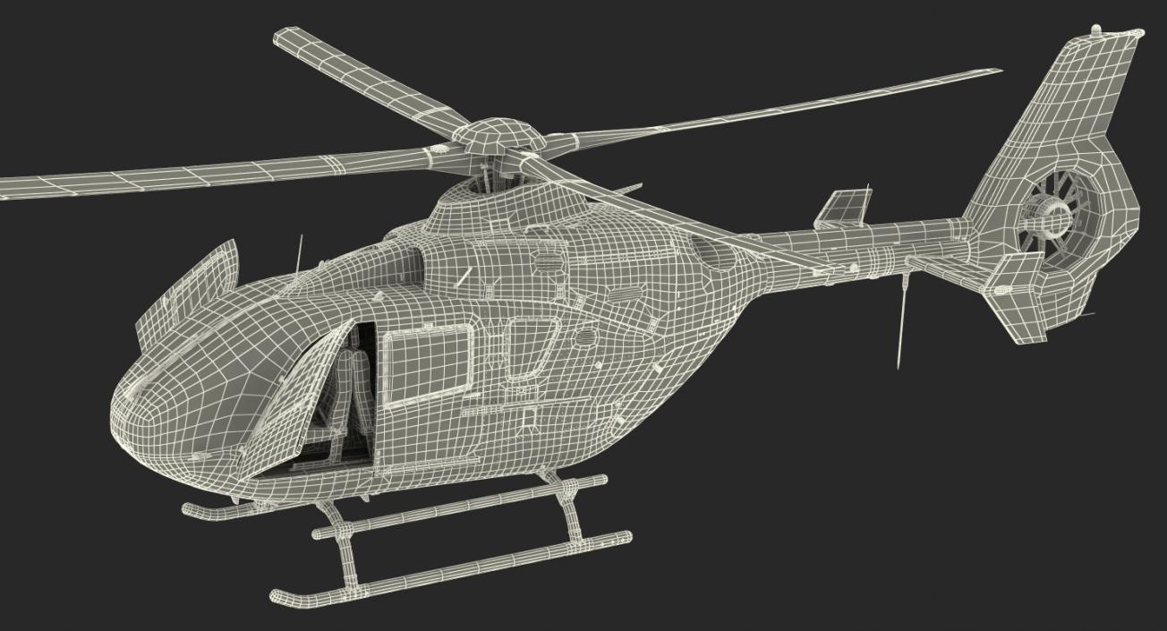 Private Helicopters Big Collection 3D model