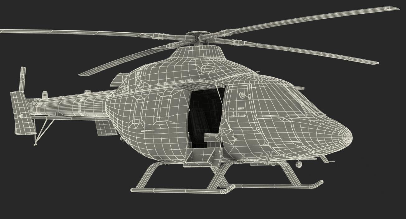 Private Helicopters Big Collection 3D model