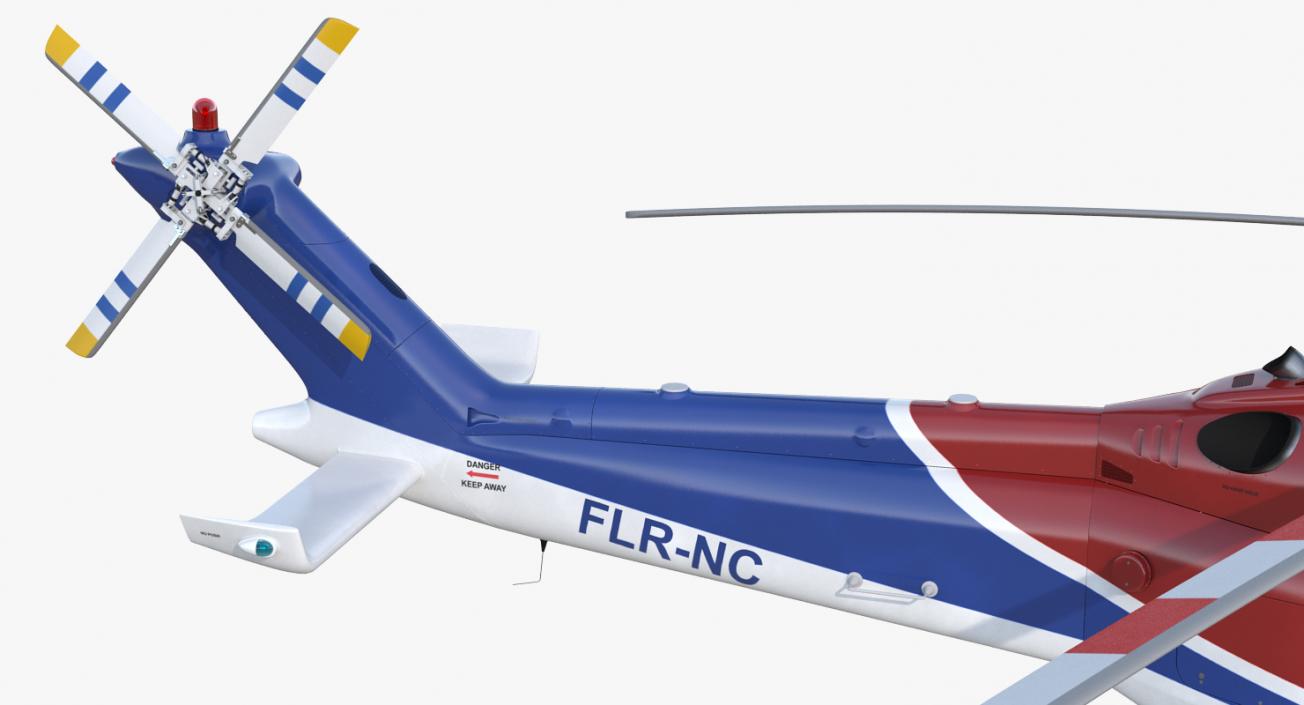 Private Helicopters Big Collection 3D model