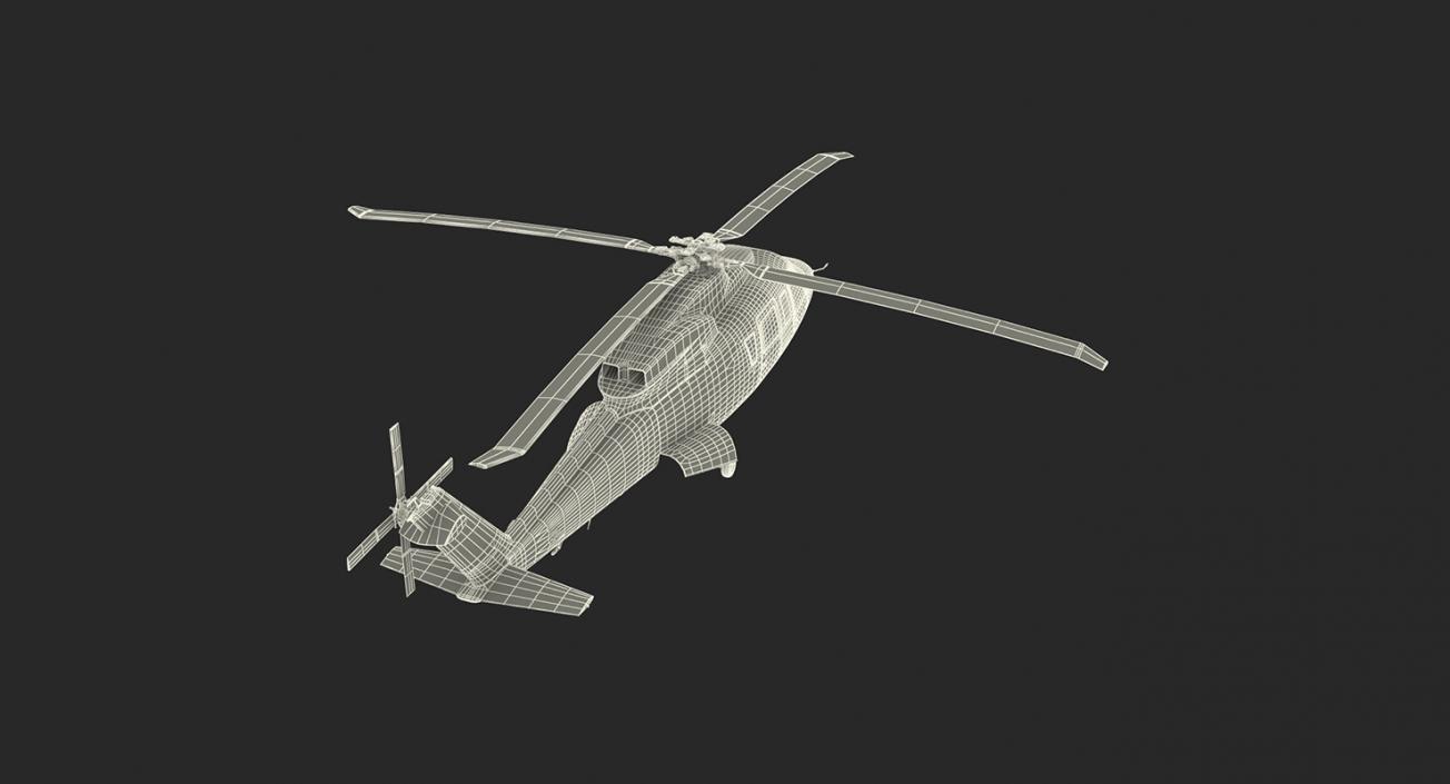 Private Helicopters Big Collection 3D model