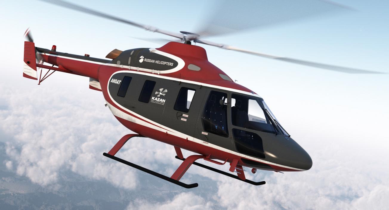 Private Helicopters Big Collection 3D model