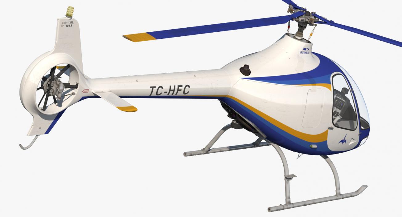 Private Helicopters Big Collection 3D model