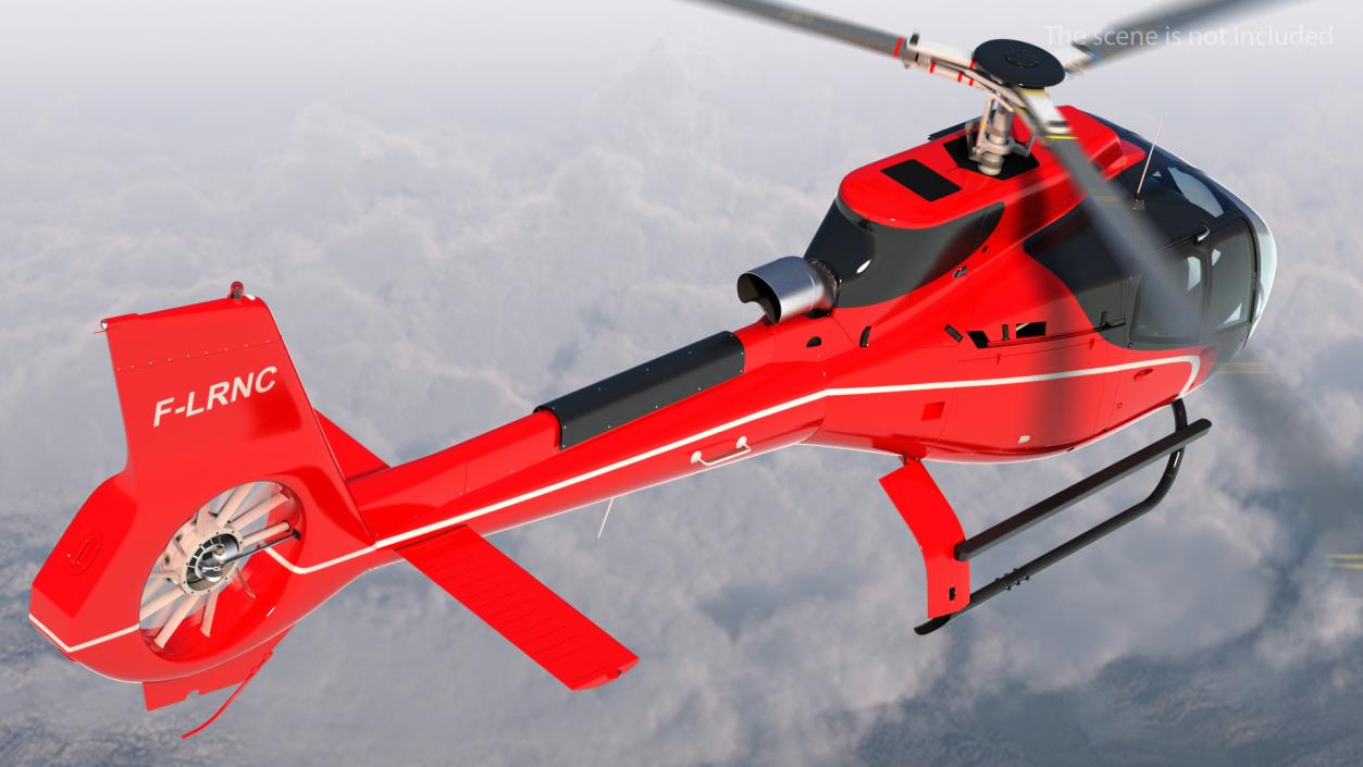 Private Helicopters Big Collection 3D model