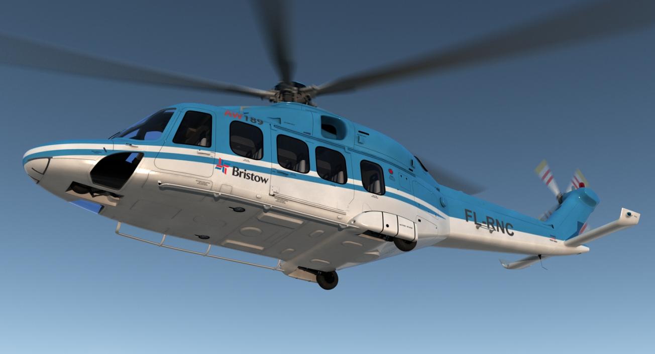 Private Helicopters Big Collection 3D model