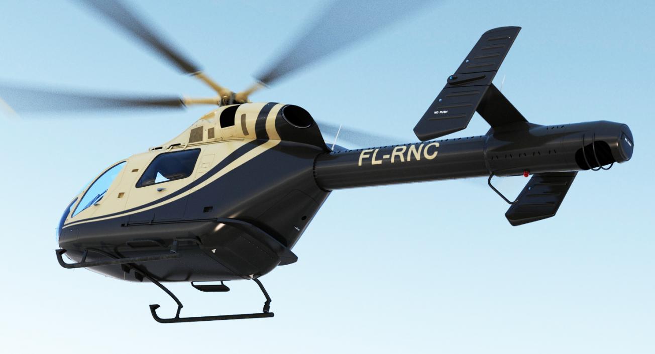 Private Helicopters Big Collection 3D model