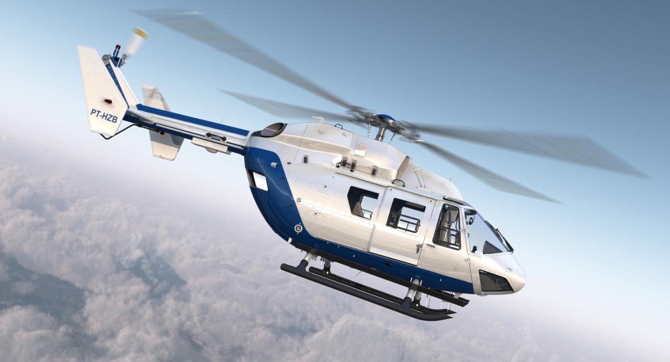 Private Helicopters Big Collection 3D model