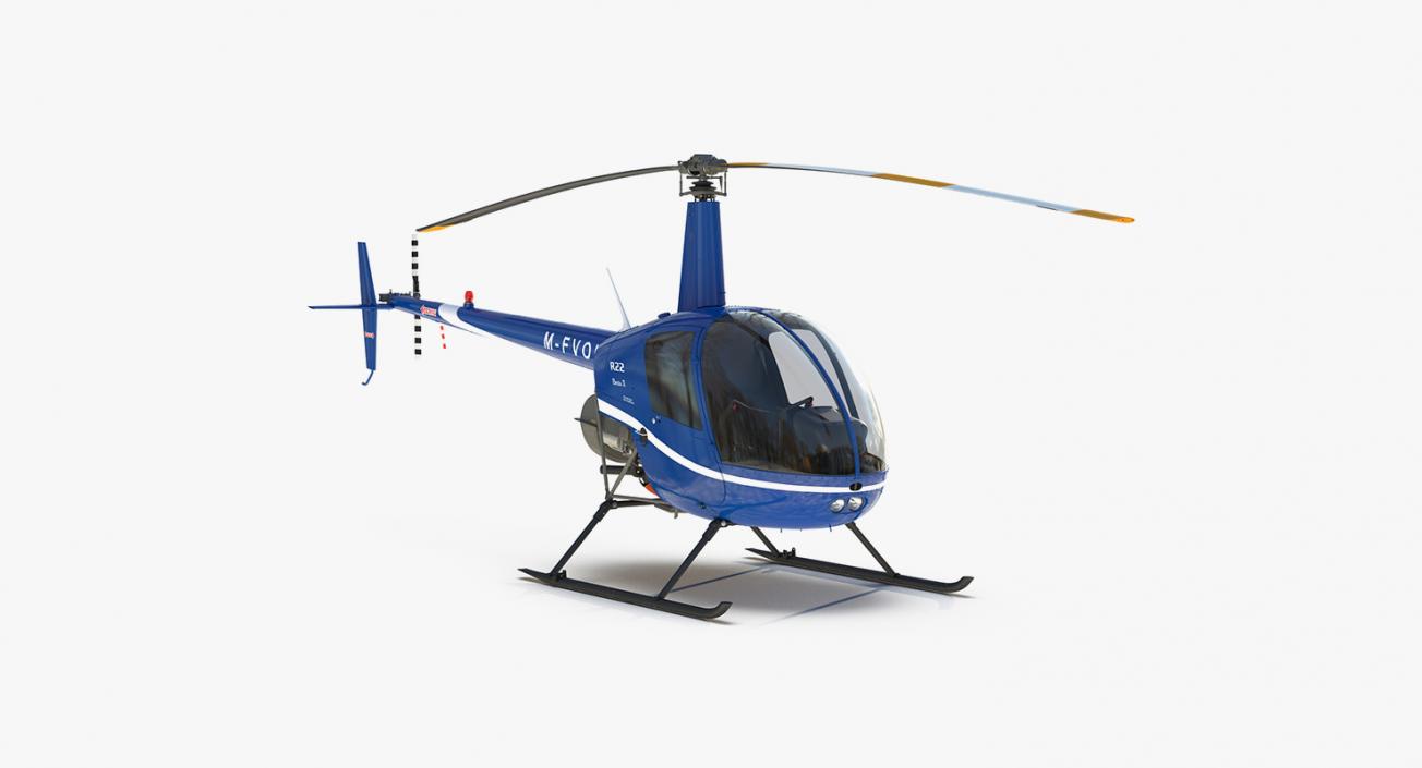 Private Helicopters Big Collection 3D model