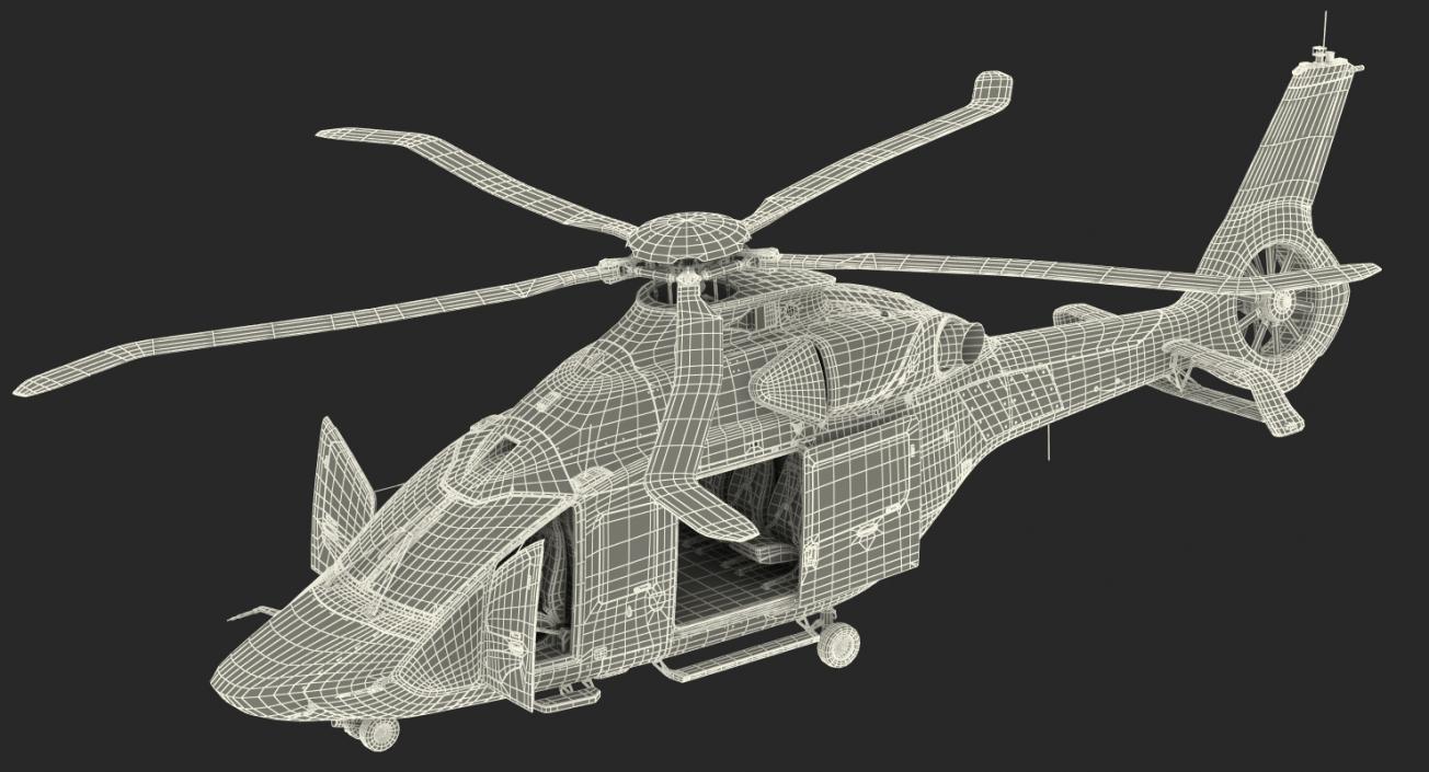 Private Helicopters Big Collection 3D model