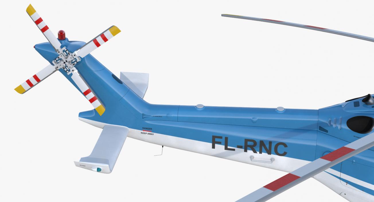 Private Helicopters Big Collection 3D model