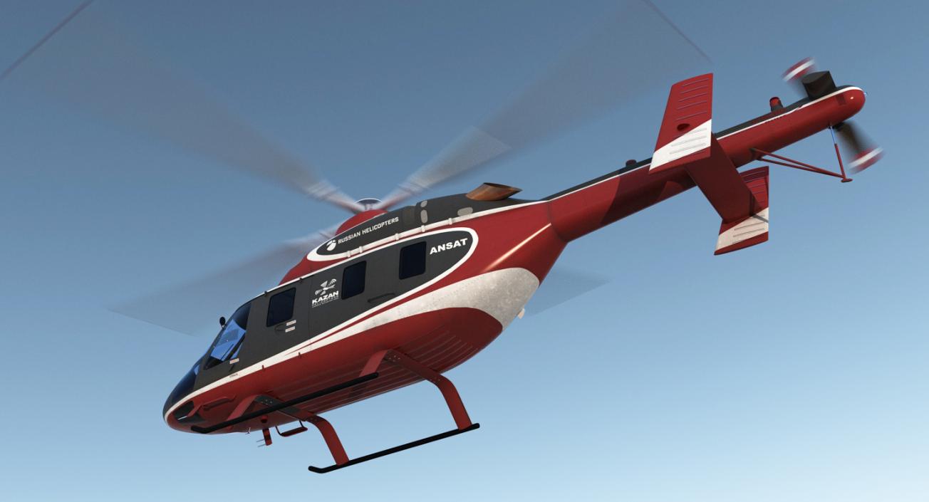 Private Helicopters Big Collection 3D model