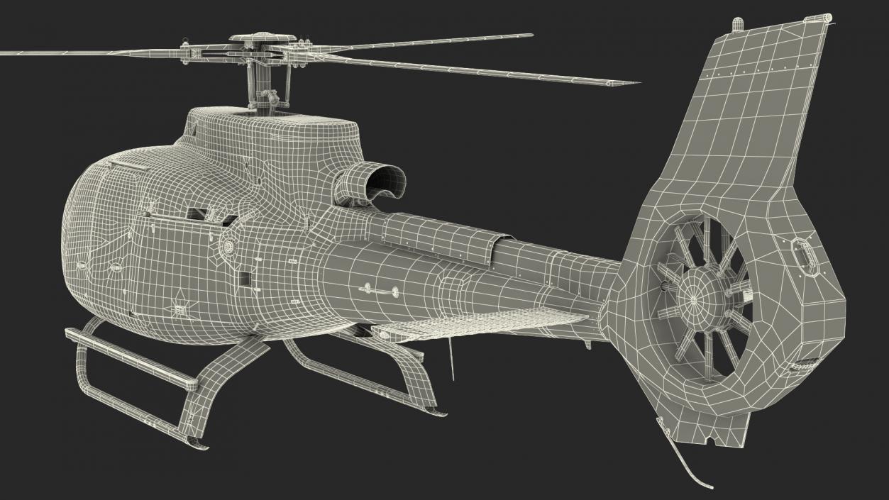 Private Helicopters Big Collection 3D model