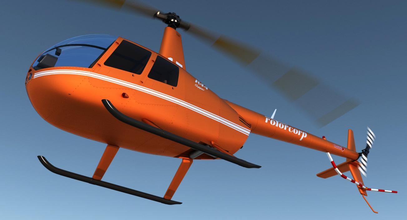 Private Helicopters Big Collection 3D model