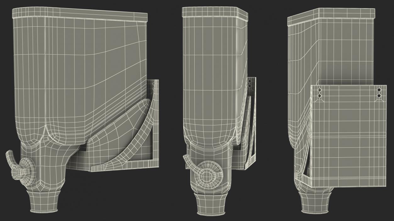 3D Bulk Dry Food Gravity Dispenser