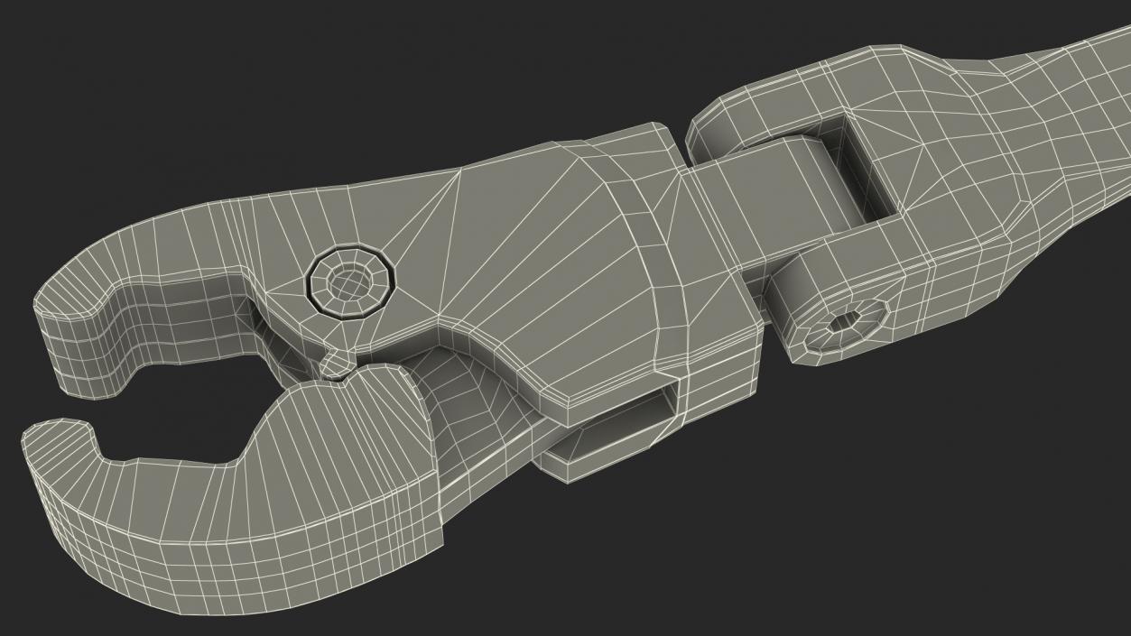 Steel Ratcheting Wrench 9mm 11mm 3D