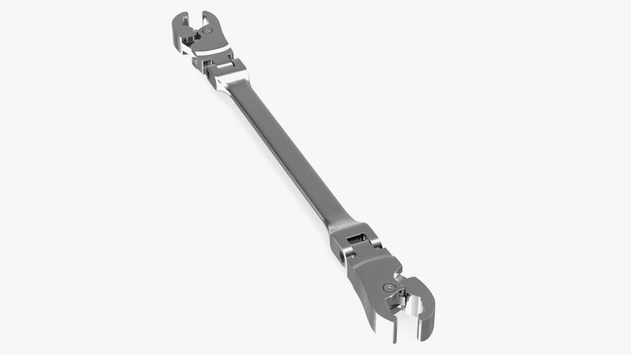 Steel Ratcheting Wrench 9mm 11mm 3D