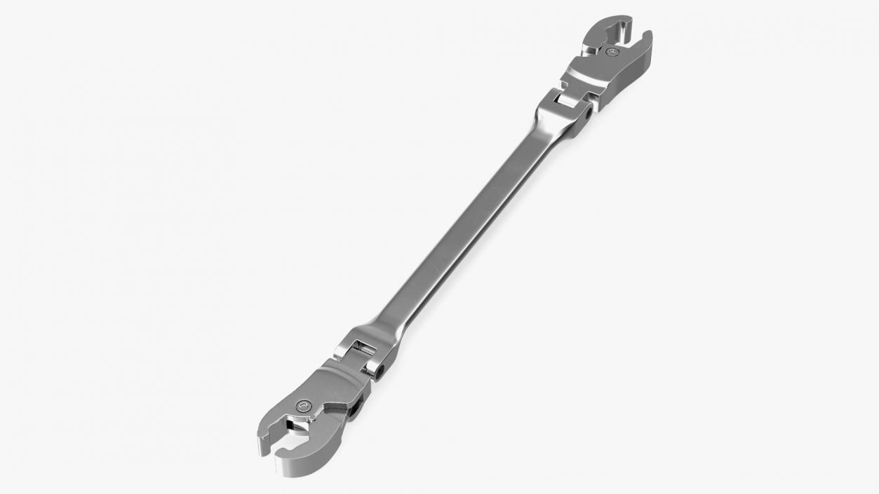 Steel Ratcheting Wrench 9mm 11mm 3D