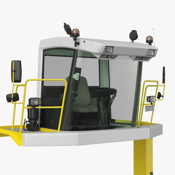 3D Harvester Cab model