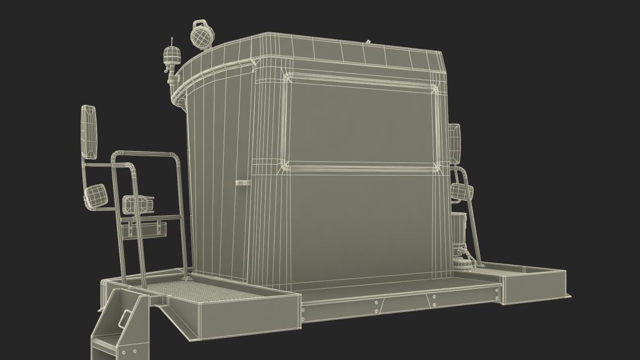 3D Harvester Cab model