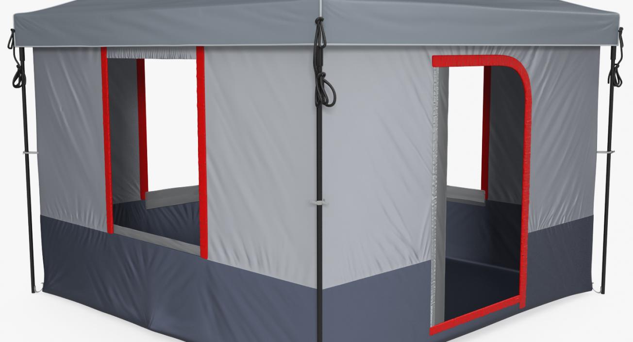 4 Person Cabin Camping Family Tent 3D model