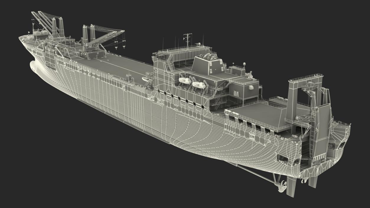 3D USNS Bob Hope model