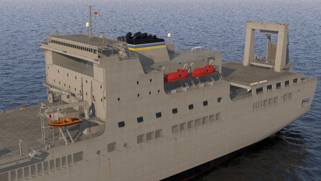 3D USNS Bob Hope model