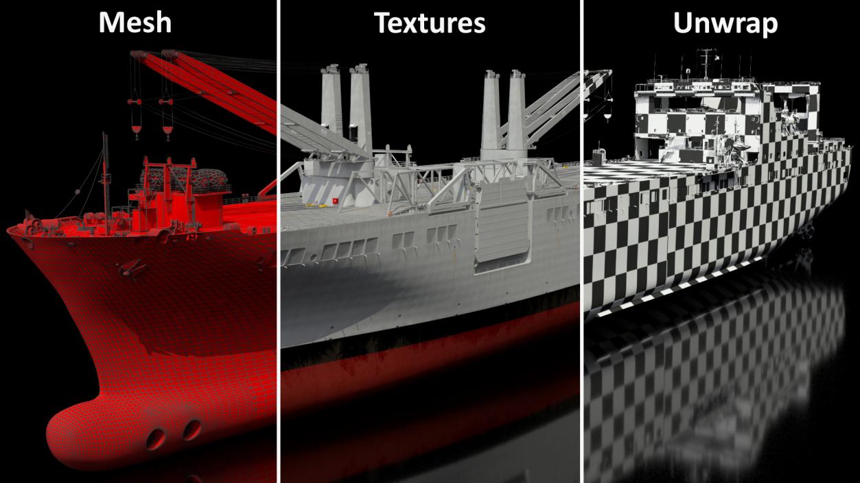 3D USNS Bob Hope model