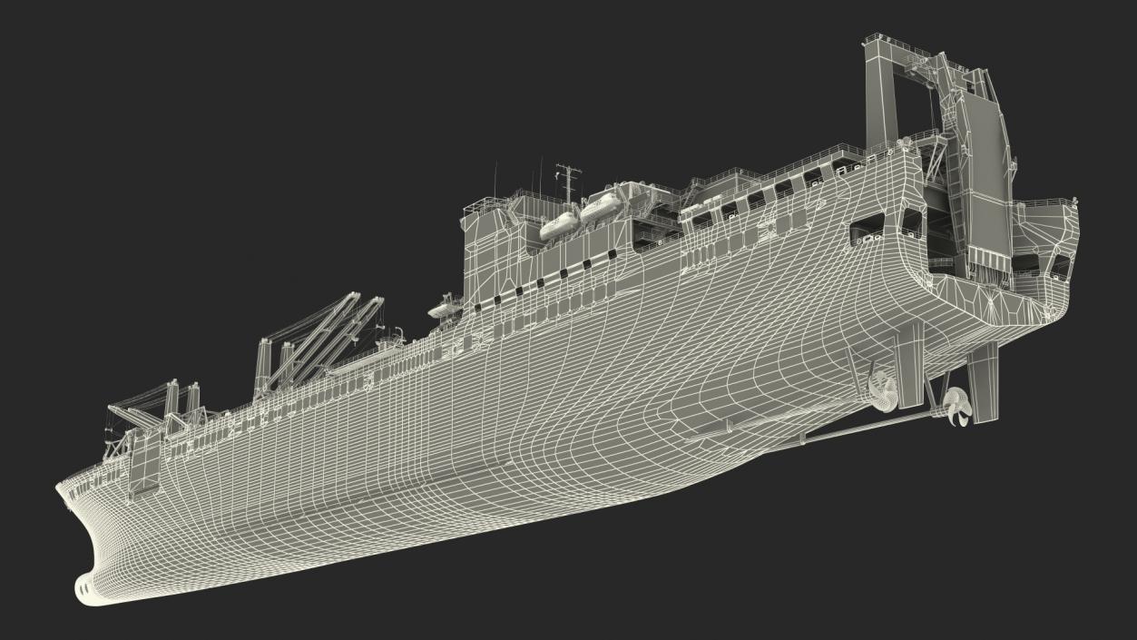 3D USNS Bob Hope model