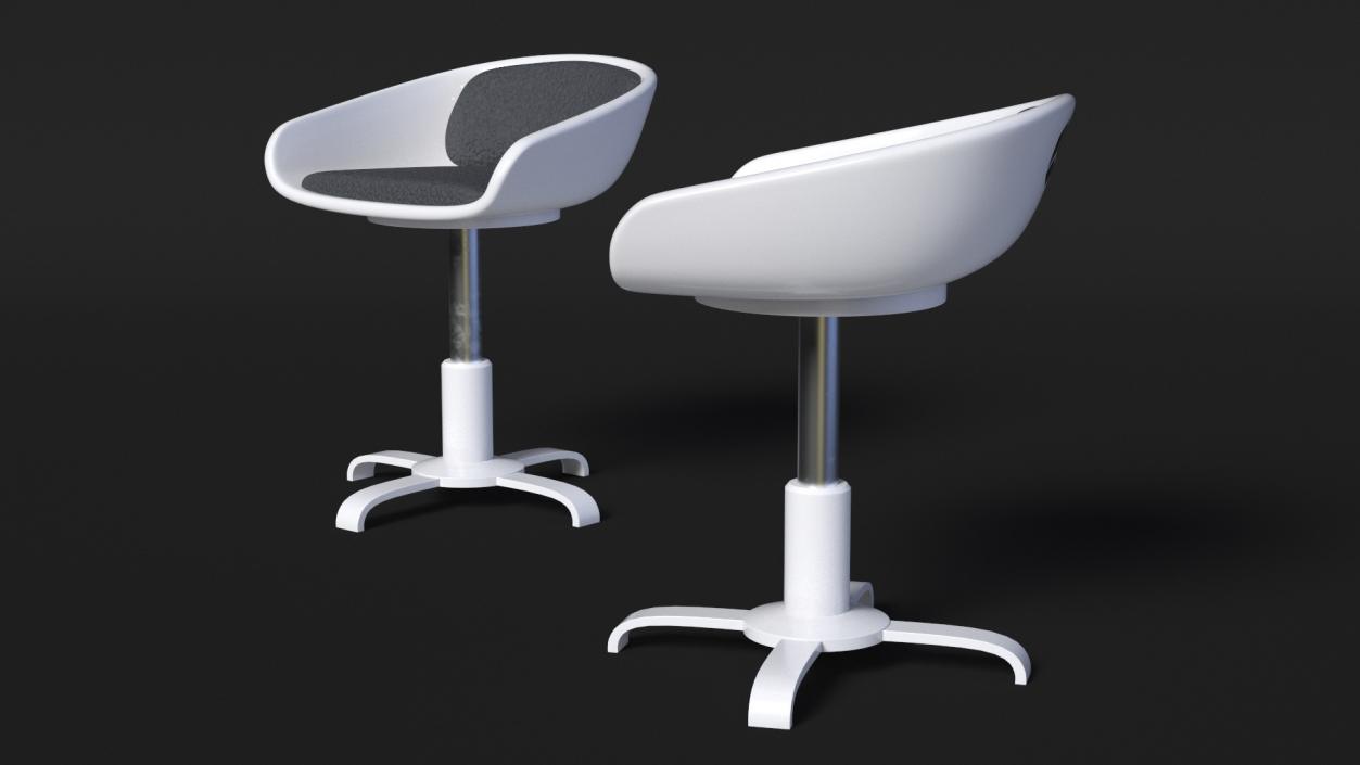 Modern Swivel Sci fi Office Chairs 3D model