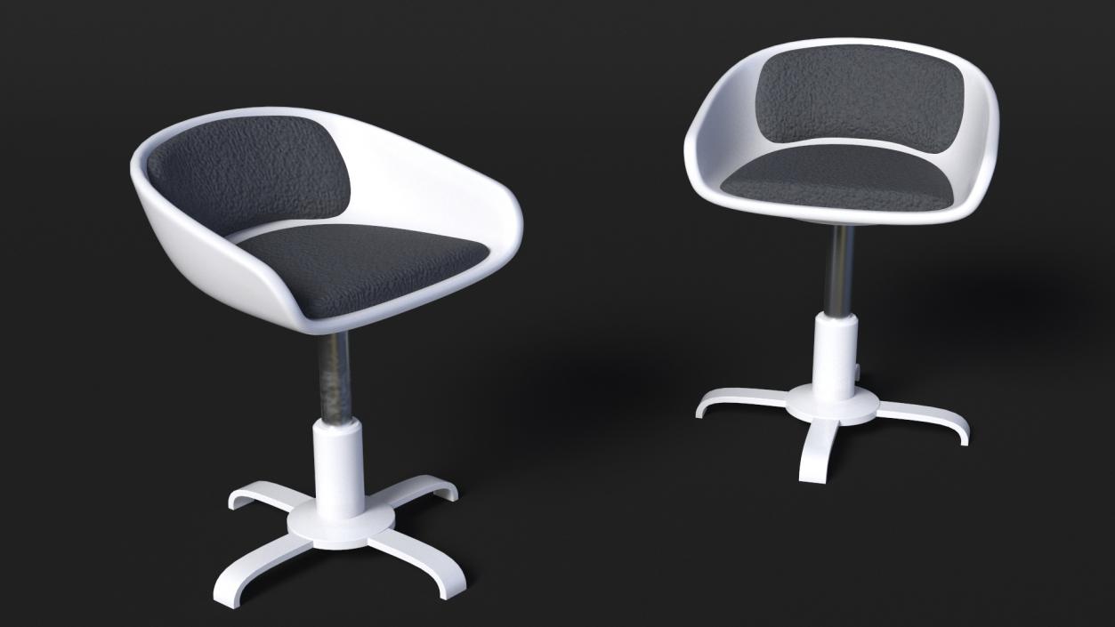 Modern Swivel Sci fi Office Chairs 3D model