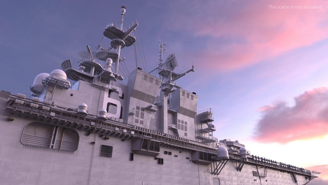 USS America LHA 6 3D