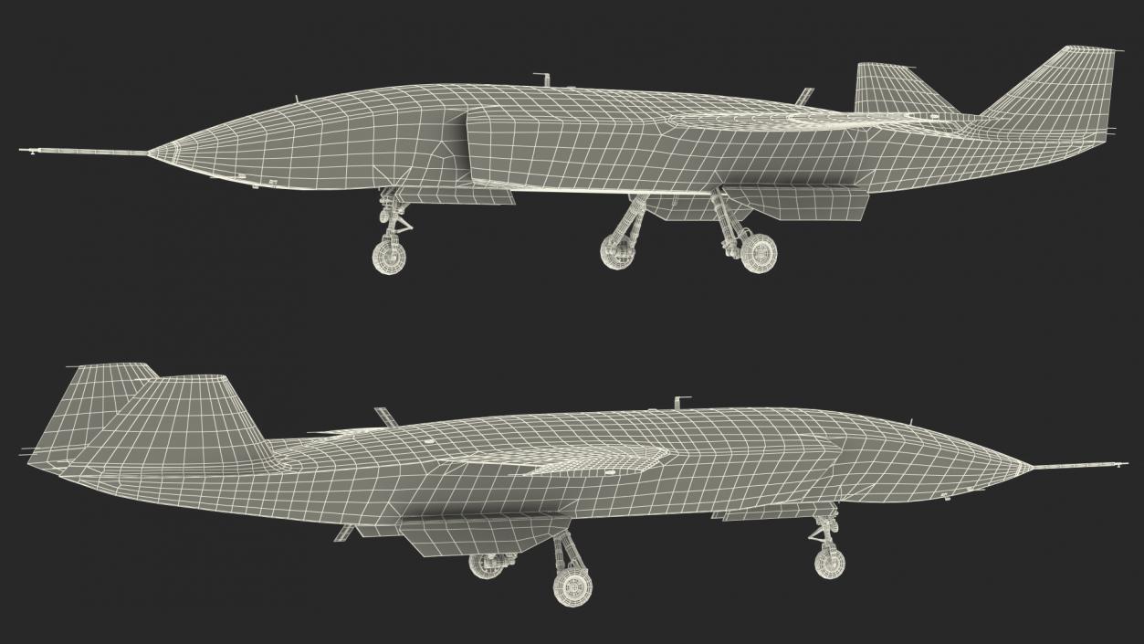 3D Stealth Multirole Unmanned Aerial Vehicle