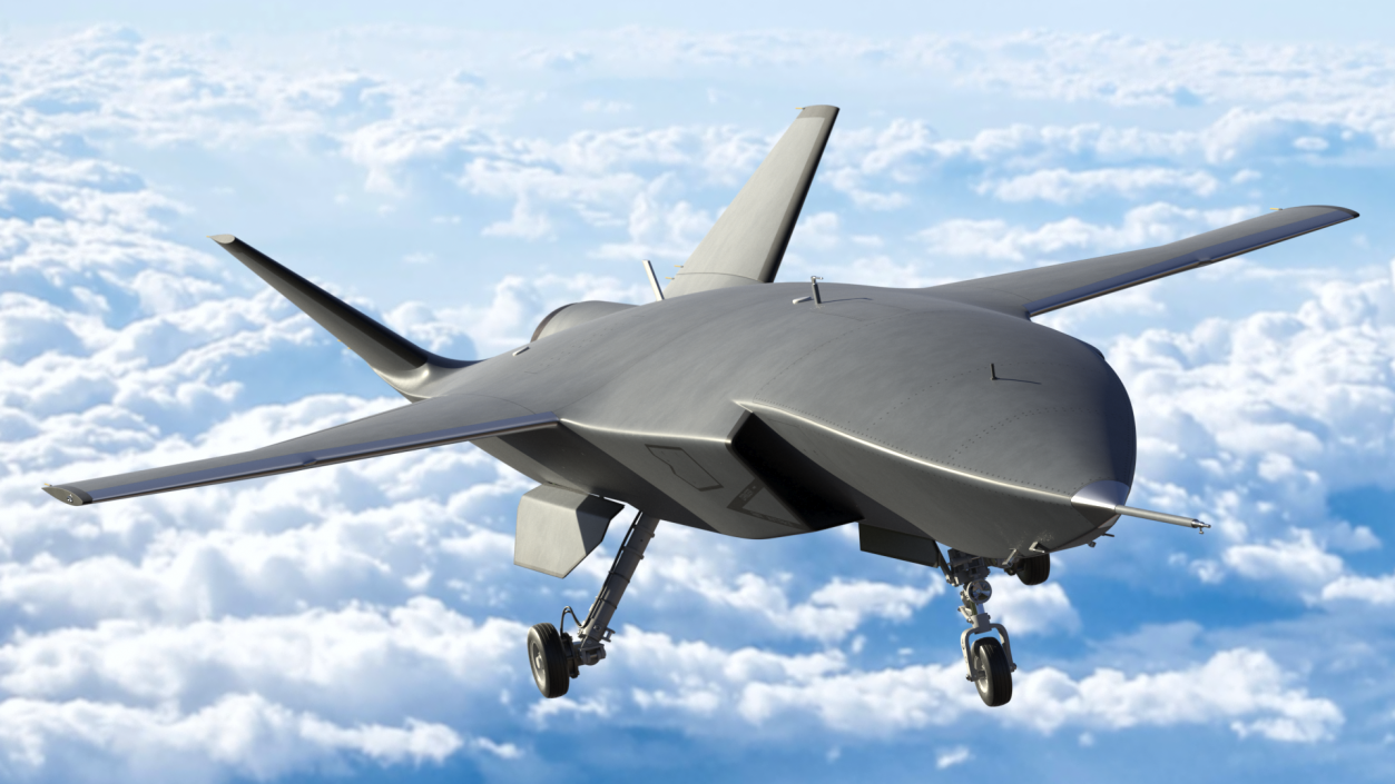 3D Stealth Multirole Unmanned Aerial Vehicle