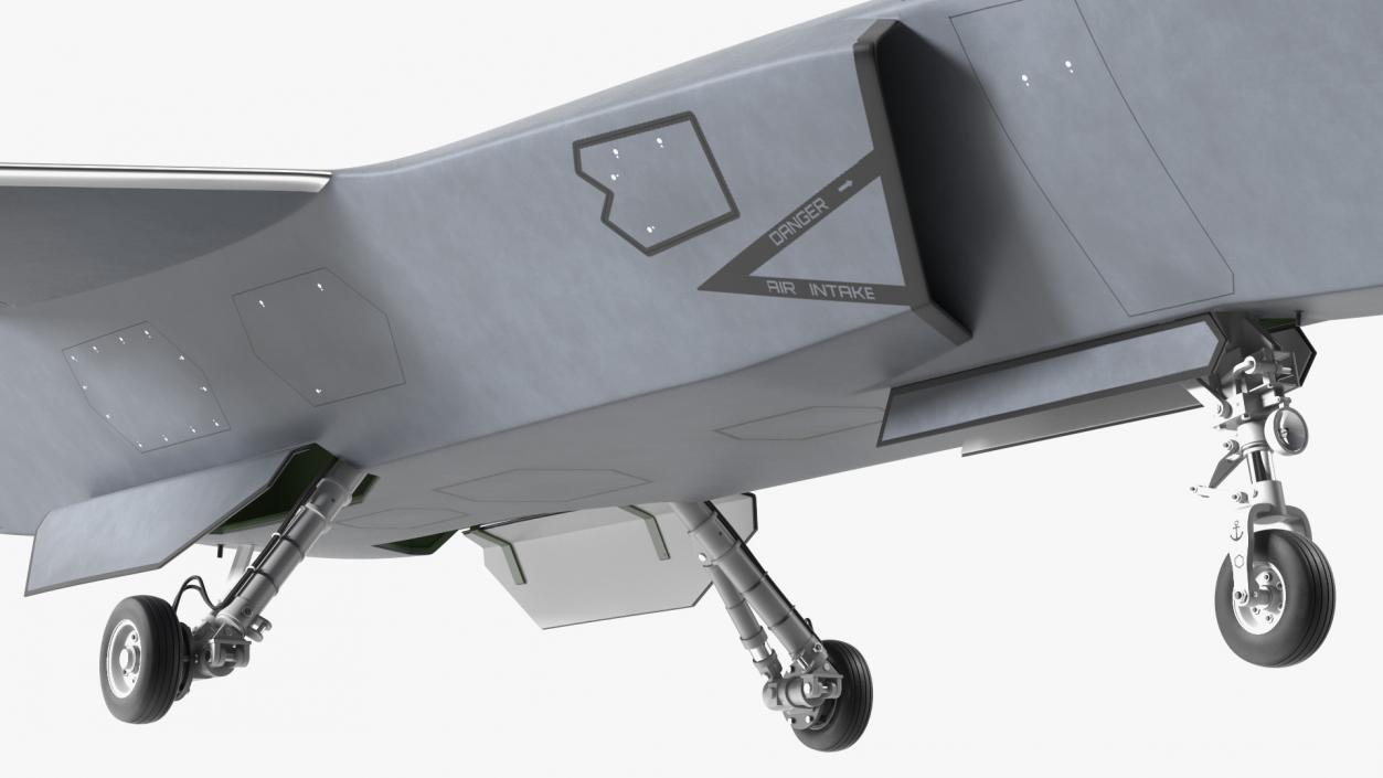 3D Stealth Multirole Unmanned Aerial Vehicle