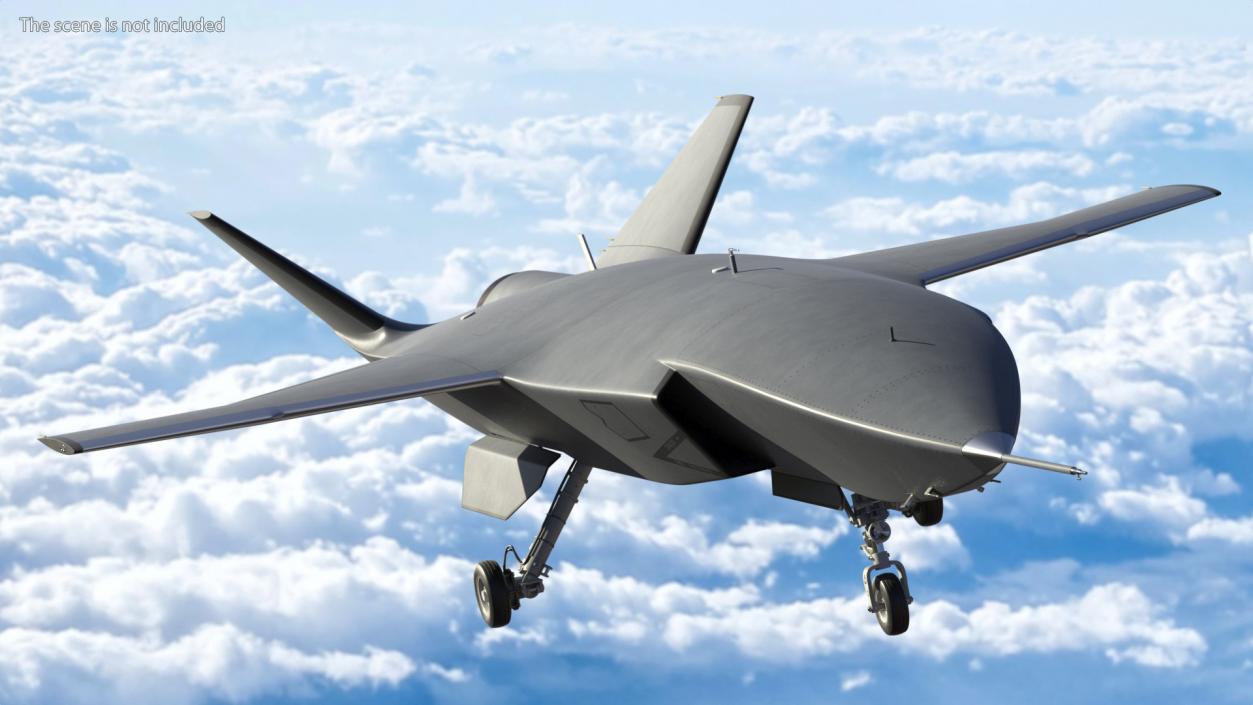 3D Stealth Multirole Unmanned Aerial Vehicle