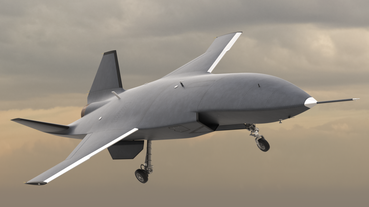 3D Stealth Multirole Unmanned Aerial Vehicle