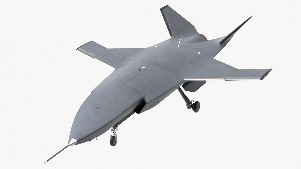 3D Stealth Multirole Unmanned Aerial Vehicle