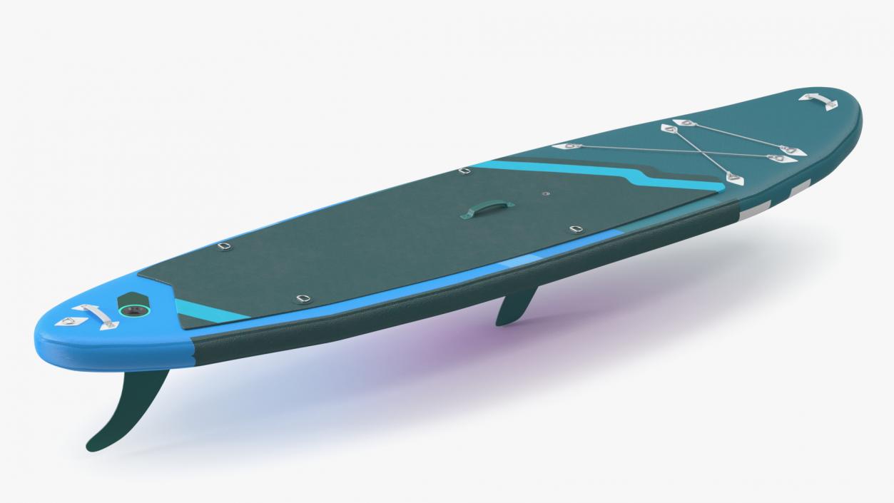 Windsurf Board Blue 3D model