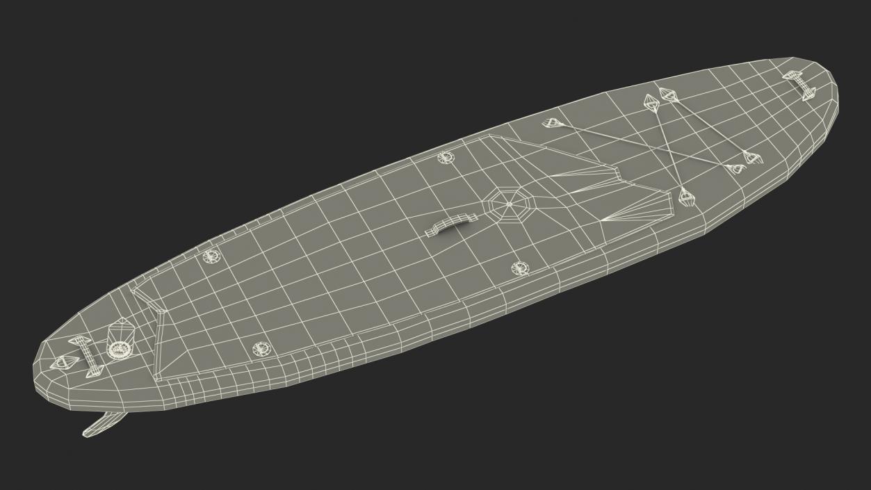 Windsurf Board Blue 3D model