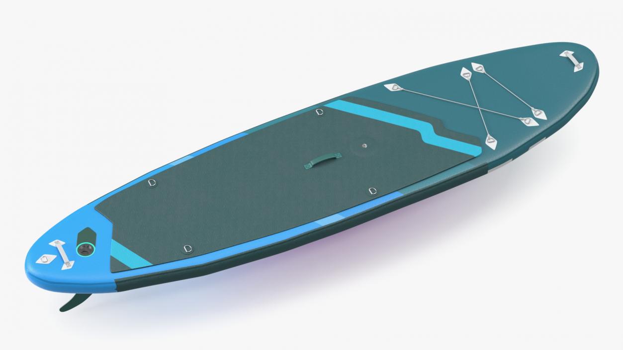 Windsurf Board Blue 3D model