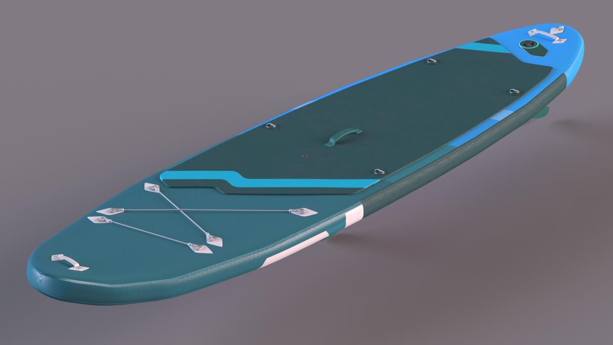 Windsurf Board Blue 3D model