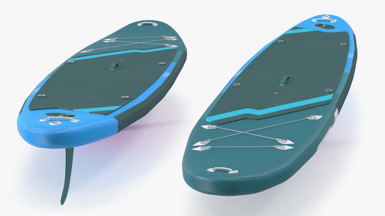 Windsurf Board Blue 3D model