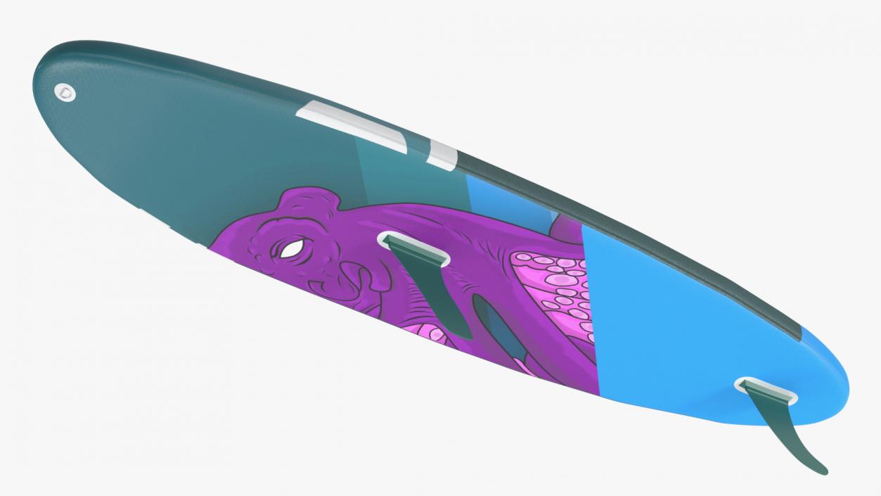 Windsurf Board Blue 3D model