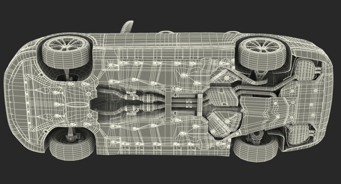 3D Audi A8 2018 Simple Interior model