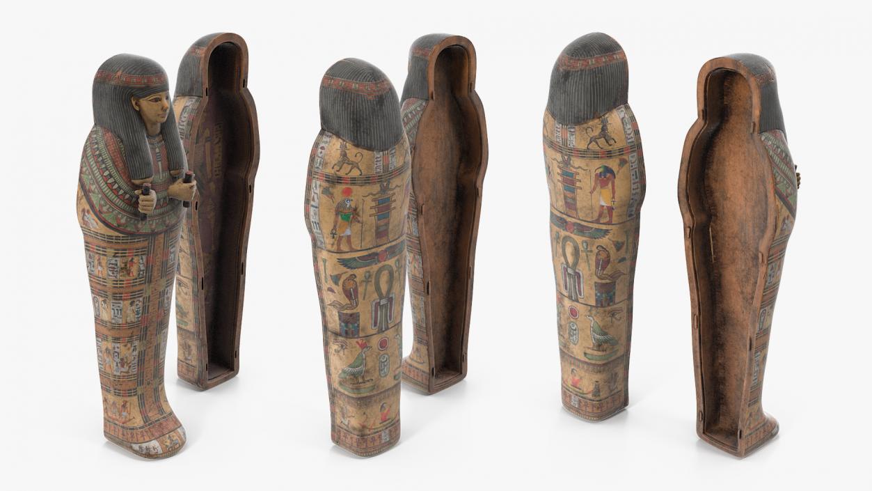 3D Ancient Egyptian Sarcophagus model