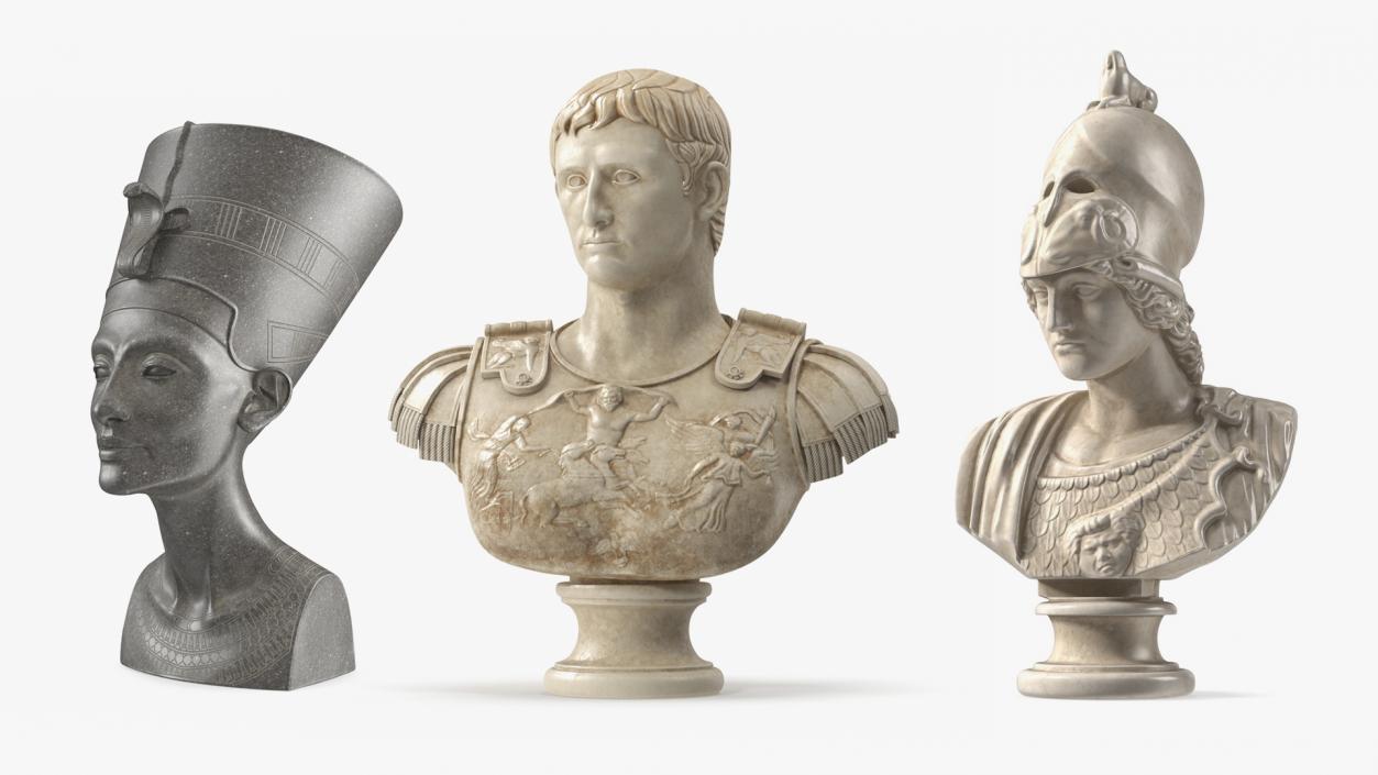 3D Ancient Busts Collection 2