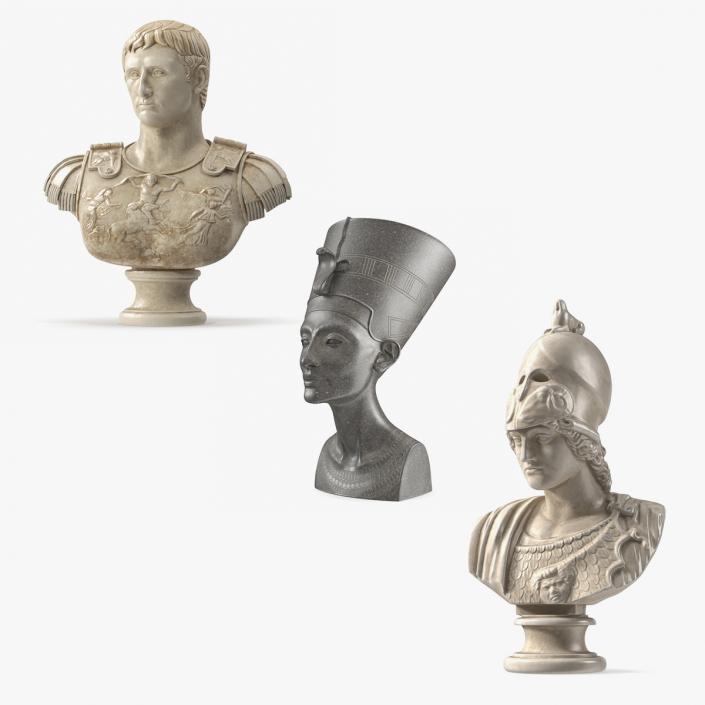 3D Ancient Busts Collection 2